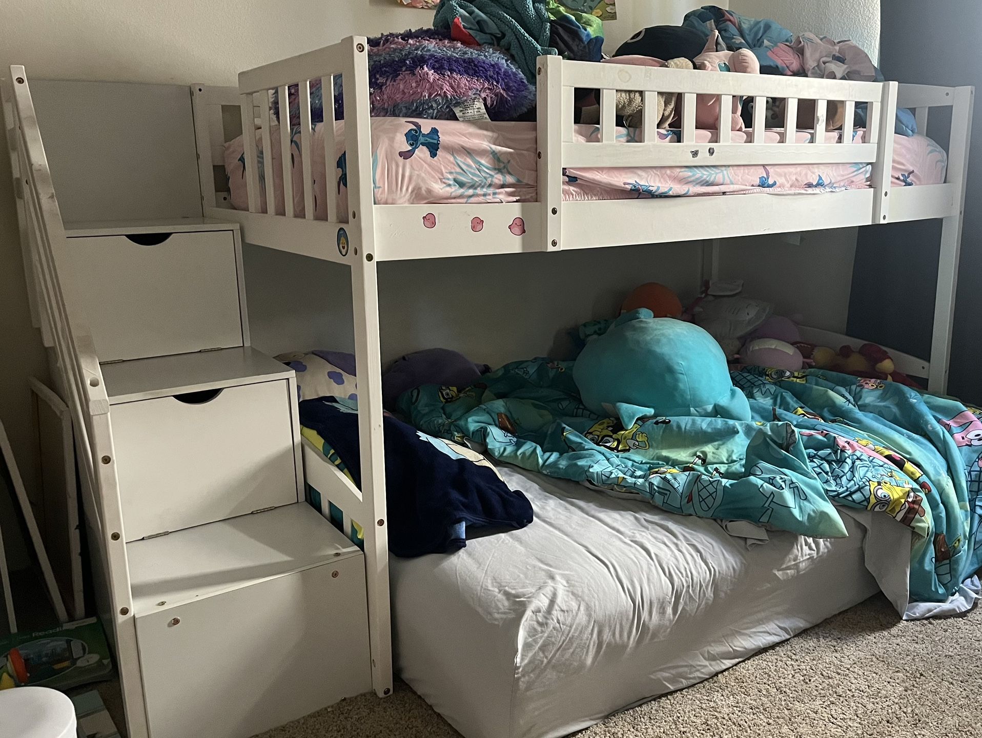 Bunk Bed (with Detachable Slide And Ladder)