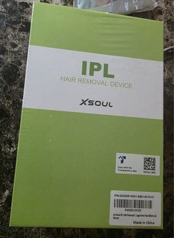 New- XSOUL At-Home IPL Hair Removal device