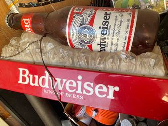 Budweiser King of Beers Lighted Bar Sign