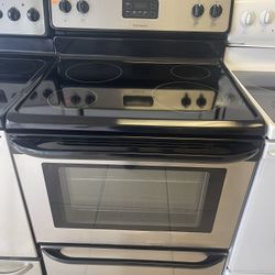 FRIGIDAIRE GLASS TOP STOVE STAINLESS STEEL