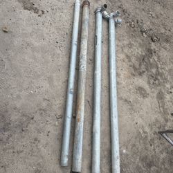4 Aluminum Pole For Fence 
