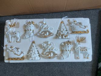 Hand Painted Porcelain Ornaments