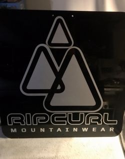 Rip Curl snowboard professional display sign