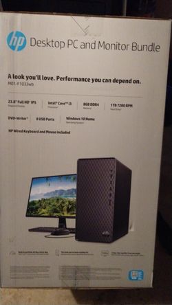 HP Desktop Computer Bundle Brand New