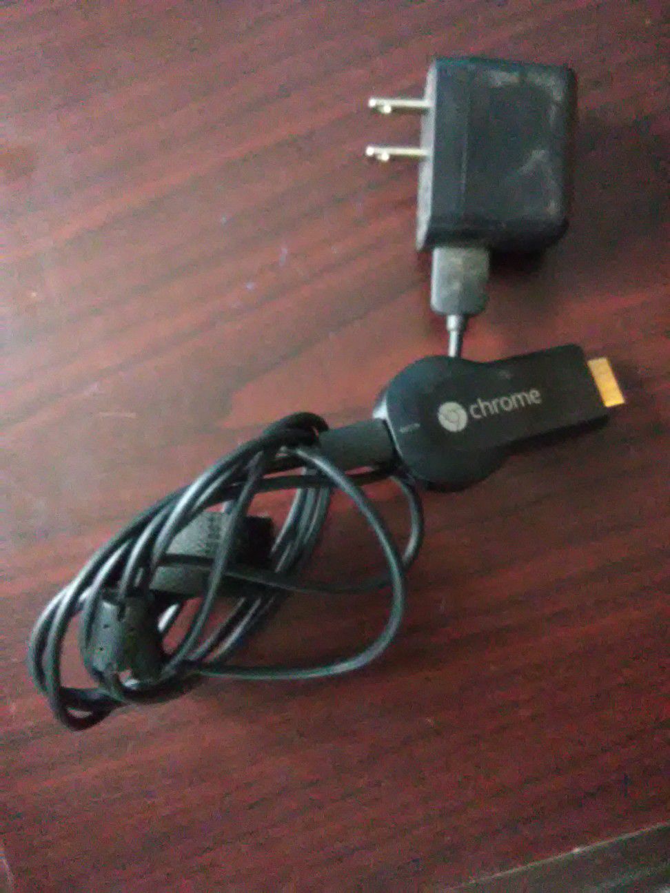 Google Chromecast with charger $25