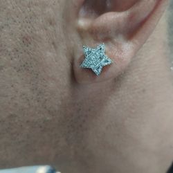 Diamond Star Earrings
