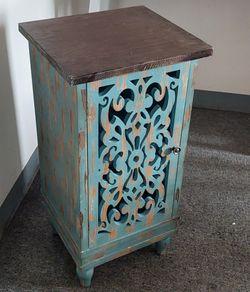 End Table Blue