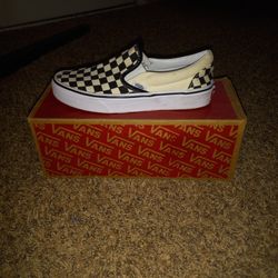 Vans - Blk & White Checkerboard 