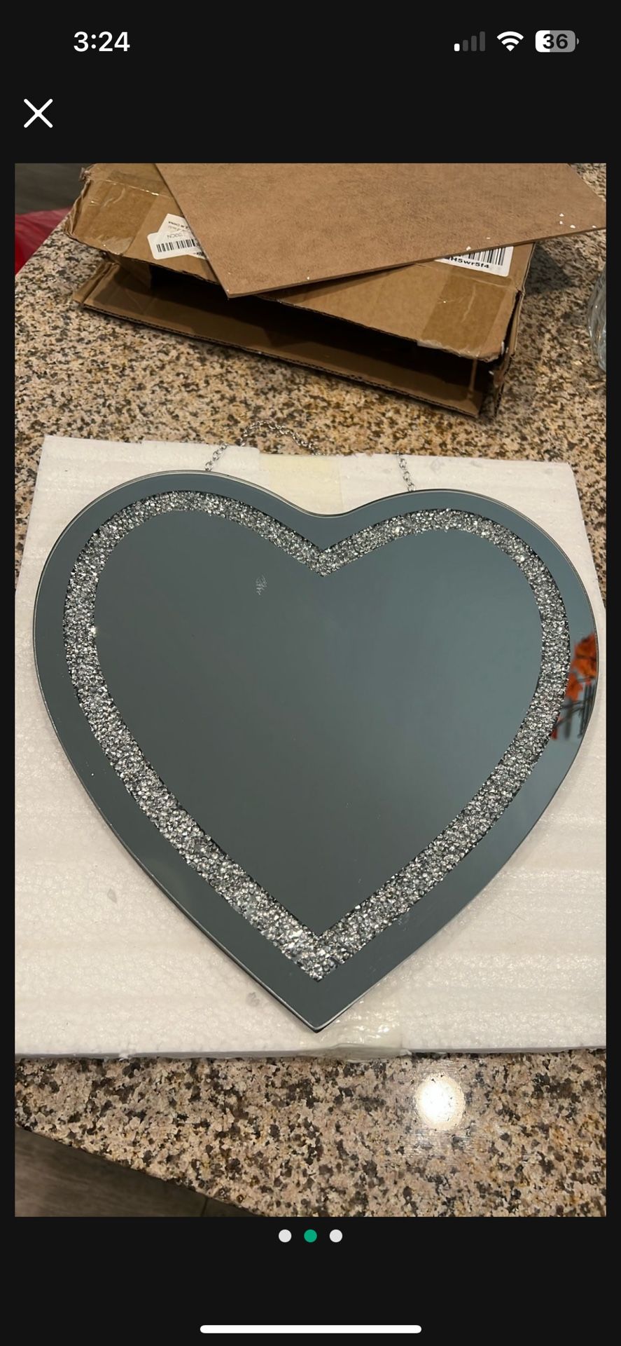 Heart Shaped Mirror
