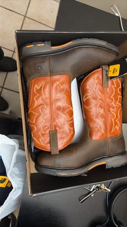 Steel toe Ariat work boots