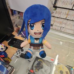 It’s Funneh Funneh The Krew Plush Anime Doll Blue Hair 10" RARE Plushie