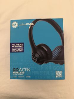 JLAB GO WORK WIRELESS & WIRED ON-EAR HEADSET