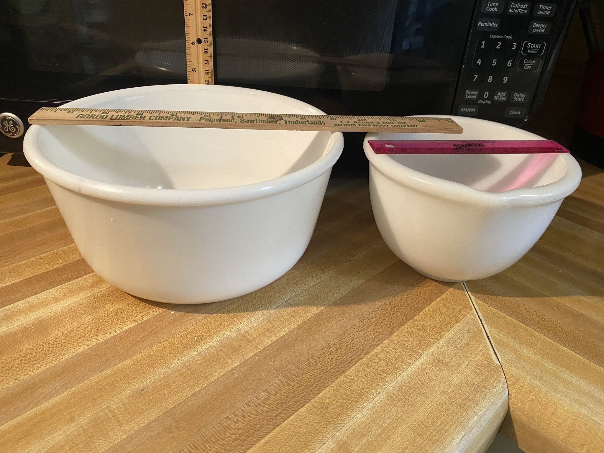 White Mixing Bowls 