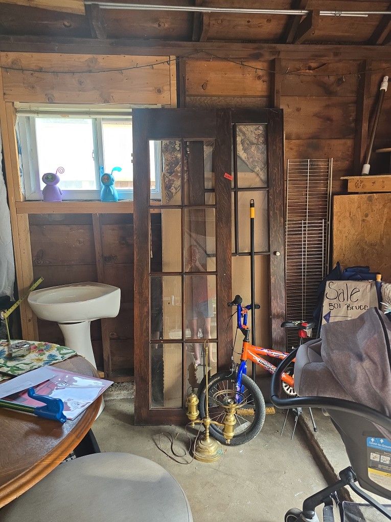 2 Old Wooden Doors