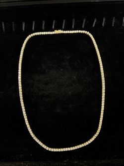 Moissanite tennis chain