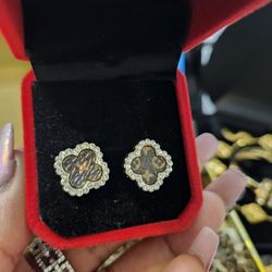 Fashion Earrings Faux Leather Mini