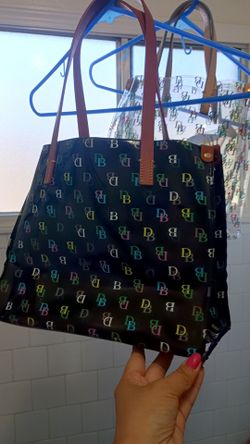 D&B Black plastic Tote $45
