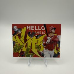 Ohtani Baseball Card 