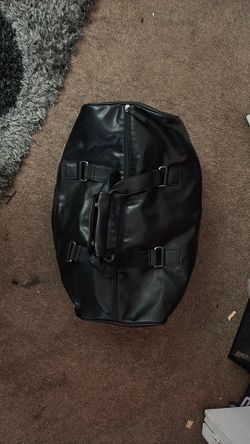 black Calvin Klein duffle bag