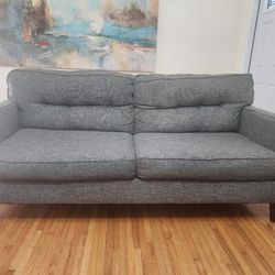 Gray upholstery Couch & Loveseat with chaise