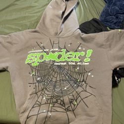 sp5der sweatshirt and sweatpants