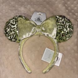 Disney  Tinker Bell Green Minnie Ear Headband Disneyland