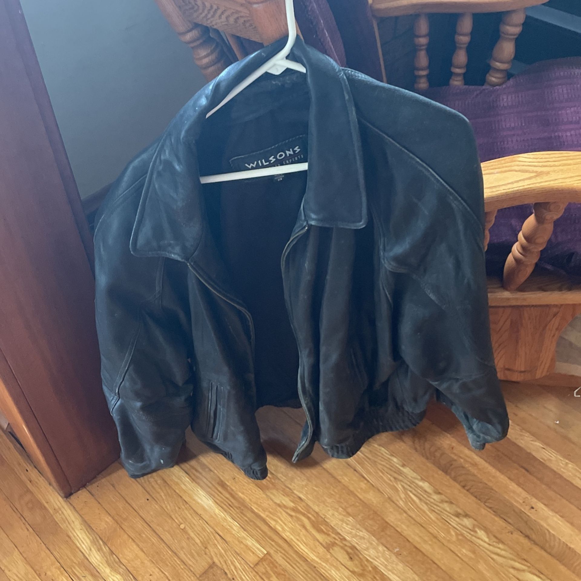 Vintage Leather Jacket, Size 2XL