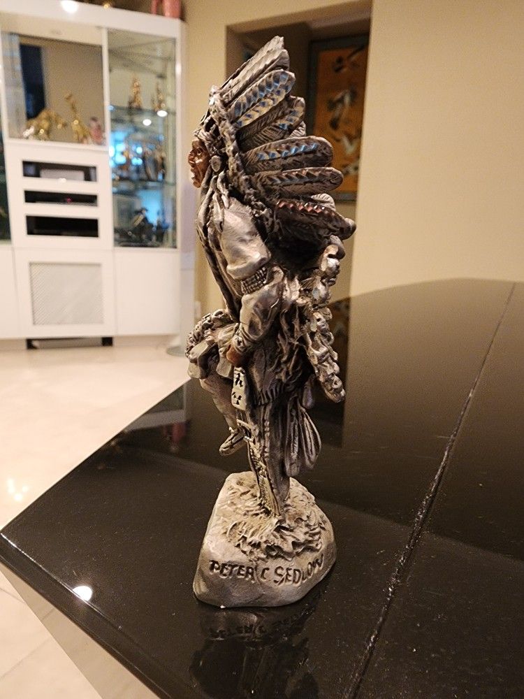 Pewter Statuette