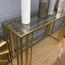 Gold Sofa Table