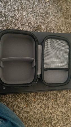 Black Hard Shell Travel Organizer Case