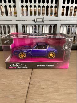 NEW 2025 Jada Pink Slips  *1977 PONTIAC FIREBIRD*  Purple Coupe   1:32 Scale