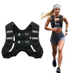 Weighted Vest 12 Lb Adjustable Fitness Body Vest for Running, Training, Wo...