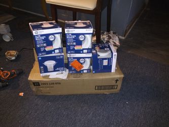 Commercial Electric Easy-Up 4 in. Deep Baffle Color Selectable Canless LED Recessed Kit