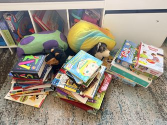 Children’s Books, Games & Squishymallows 