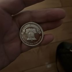 1987 OneTroy. Oz .999. Solid Silver Round