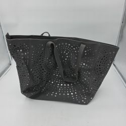 Bath & Body Works Laser Cut Grey & Metallic Rose Tote Bag - Black Friday 2017
