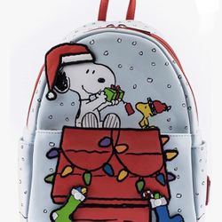 Snoopy Christmas Stocking Backpack 