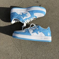Bathing Ape Bape Sta Blue And White (BRAND NEW)