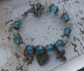 Toggle bracelet with crosses nice!!