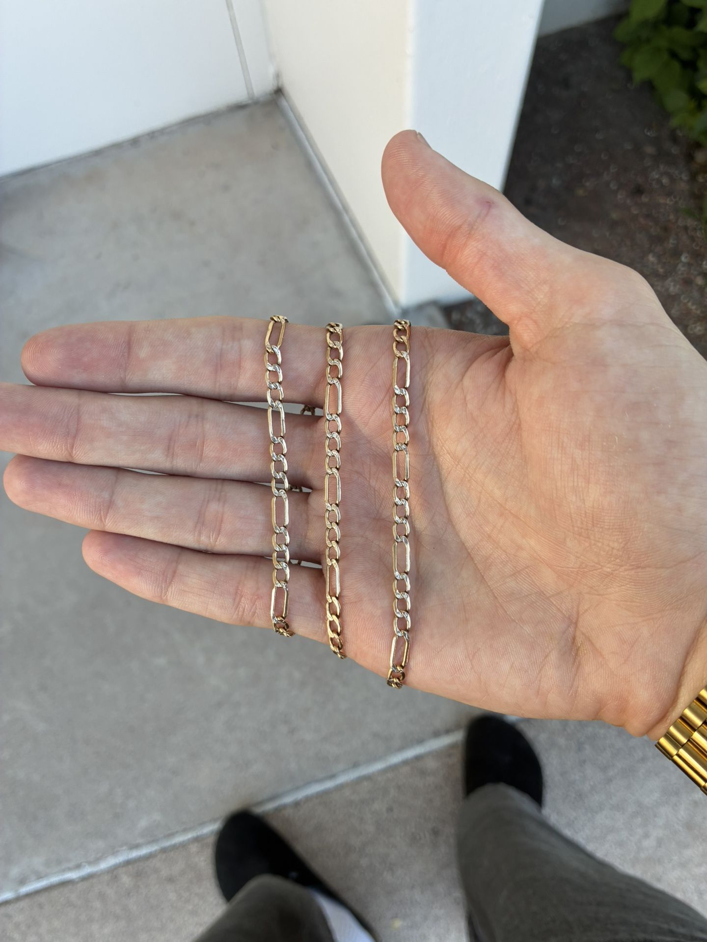 14 Karat Gold Figaro Chain