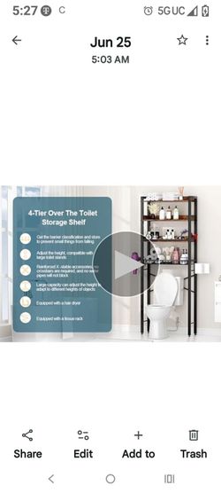 Bathroom shelve/organizet