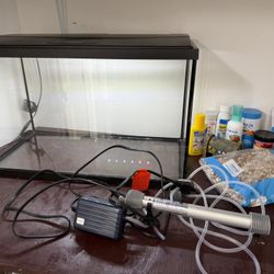 Aquarium 10 Gal Plus Extras 