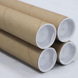1.5 inch x 36 inch, Mailing Tubes with Caps (4 Pack) | MagicWater Supply