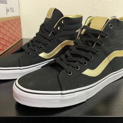 Vans Sk8-Hi Reissue '50th Black/Gold' US 10.5