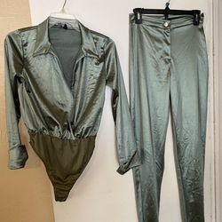 Large size - NEW - $6 each Silk Bodysuit or Silk Pants