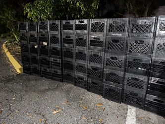 Milk Crates Plastic 