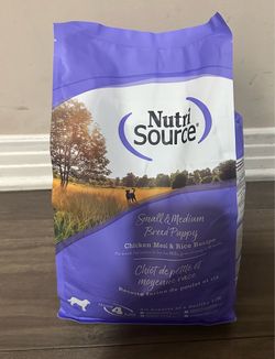 NutriSource Small & Medium Breed Puppy Chicken Meal & Rice Dog Food
