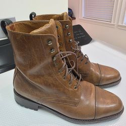 COLE HAAN, Men's 11.5, Fully Lined Leather Boot Made In Brazil