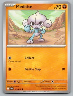 Meditite 103/217 Ascended Heroes Pokemon Card