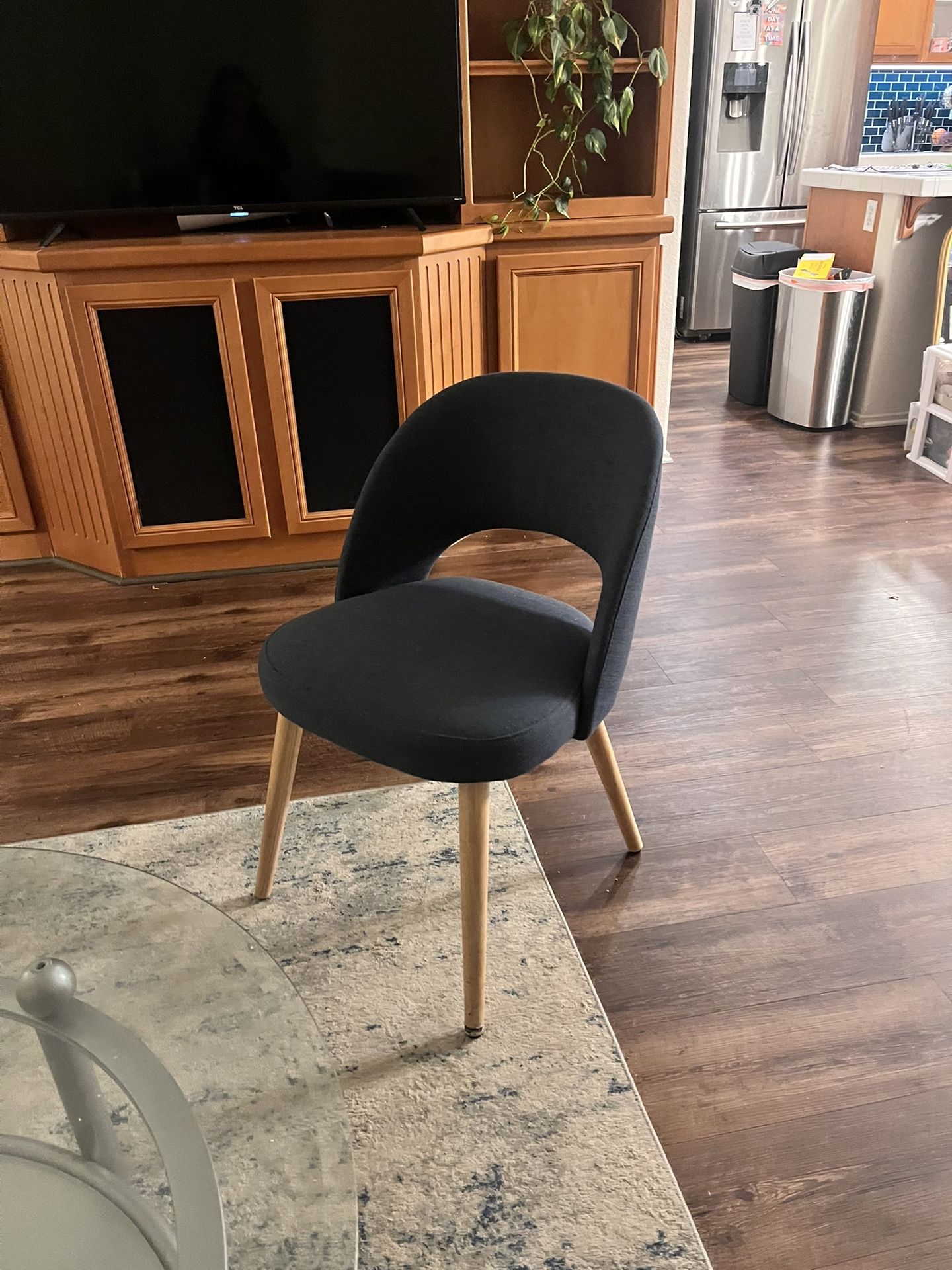 Cute blue accent chair